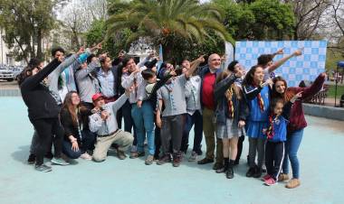 Niños y jóvenes celebraron el "Día Nacional del Deporte"