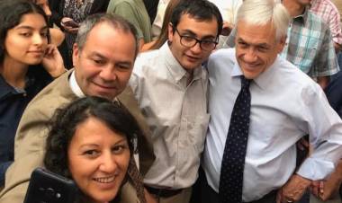 Daniel Sarazúa fue recibido por el Presidente de la República , Sebastián Piñera