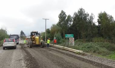 Mejoramiento ruta Panimávida-Colbún tiene un avance del 70%