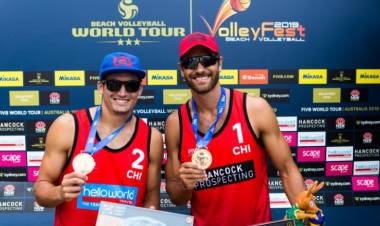 Primos Grimalt quedaron fuera en primera ronda del Mundial de vóleibol playa en Hamburgo