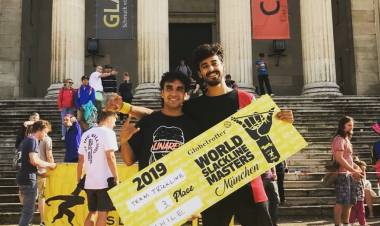 Linarense Abraham Hernández sigue conquistando títulos en el “Mundial de Slackline”