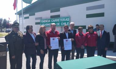 Aeródromo de San Antonio,  Embalse Ancoa y entrega de tenencia marcaron presencia del Ministro del MOP en Linares