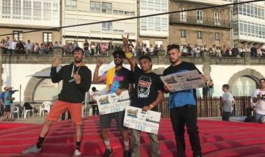 Linarense gana mundial de slackline en España y “pulveriza” récord de la disciplina