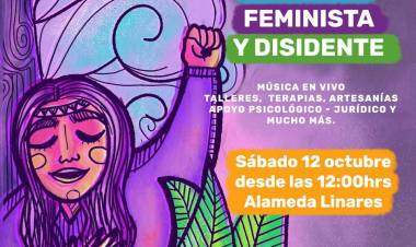 Con arte y cultura parte “Primera Feria Artesana, Feminista y Disidente”