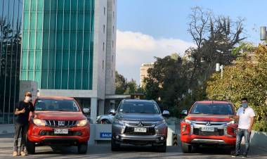 Mitsubishi entrega flota de vehículos a “Desafío Levantemos Chile” para apoyar emergencia por Covid-19