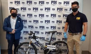 PDI recupera bicicleta robada hace tres años