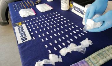 Dos detenidos por tráfico de cocaína en la comuna de Yerbas Buenas