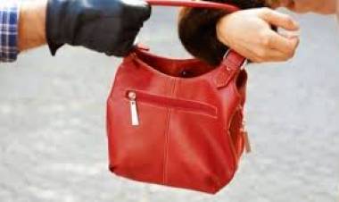 Delincuente roba cartera a mujer en calle San Martín