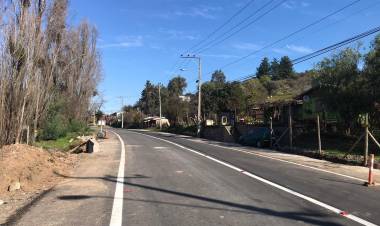 MOP avanza con mejoramiento de la ruta que une a Maule con Pueblecillo