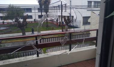 Diputado Rentería presentará querella por destrozos realizados a la casa de su madre