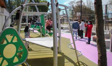 Inauguran parque recreacional "Diego Morales" en el sector Achibueno de Linares