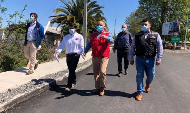 MOP pavimenta camino Santa Isabel Los Robles de la comuna de Retiro