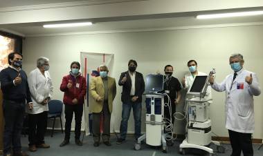 Salud del Maule entrega cuatro nuevos ventiladores al hospital de Linares