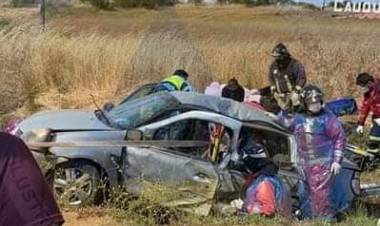 Un muerto y seis lesionados deja violento accidente en ruta Parral-Cauquenes