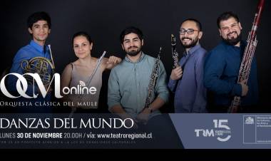 Danzas del Mundo en Sesiones del “Teatro Regional del Maule”