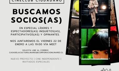 En Linares convocan a participar del plan de “cineclub ciudadano”