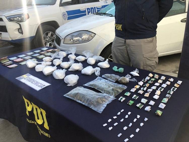 PDI de Linares desarticula banda dedicada al tráfico de drogas