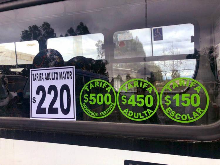 Adultos mayores pagarán 220 pesos por movilizarse en la Línea “San Ambrosio” de Linares