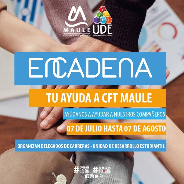 A través de campaña solidaria en “En Cadena” la comunidad del CFT Maule brindará apoyo a estudiantes que lo necesiten