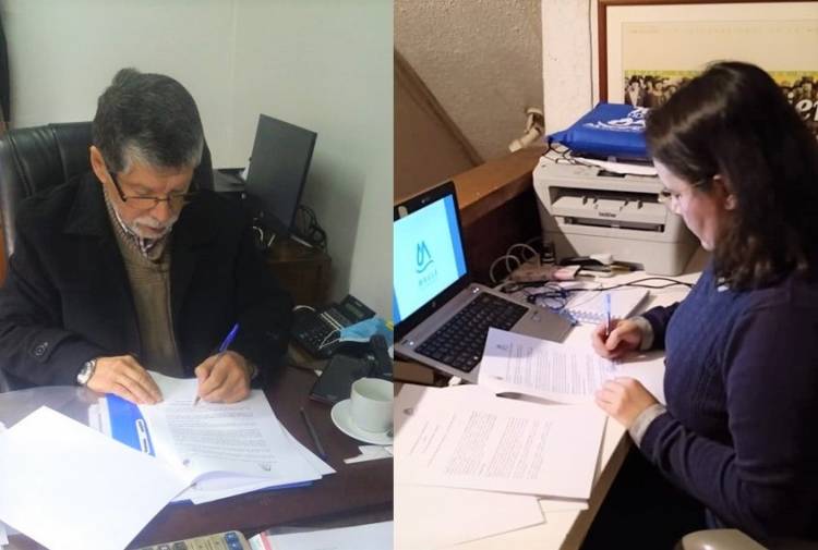 CFT Estatal del Maule concretó convenio de cooperación de manera remota con liceo "Guillermo Marín Larraín" de Retiro