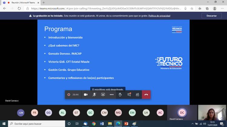 CFT Estatal del Maule colabora y participa en Red Futuro Técnico 