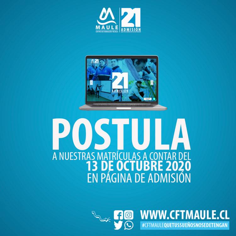 CFT Estatal del Maule comienza su proceso de matrículas 2021
