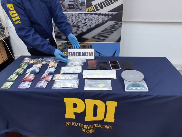 PDI logra la detención de cinco mujeres por microtráfico en Parral