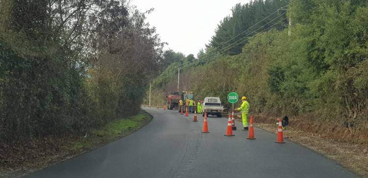 MOP realiza mejoramiento de la ruta turística Linares-embalse Ancoa